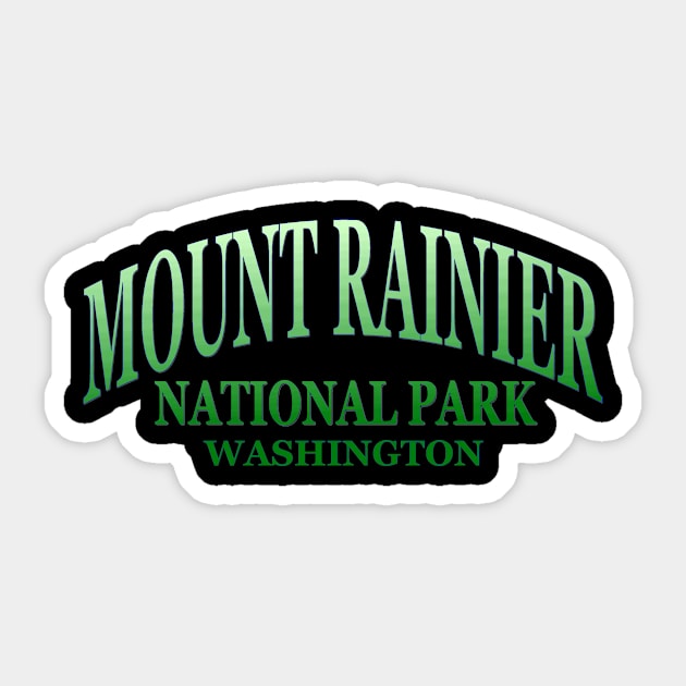 Mount Rainier National Park, Washington Sticker by Naves